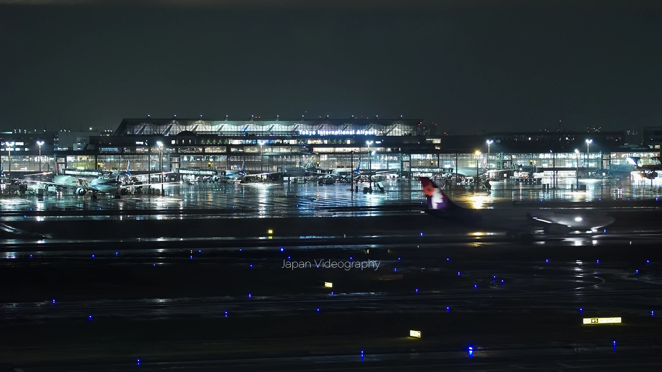 羽田空港 国内線ターミナルの夜景