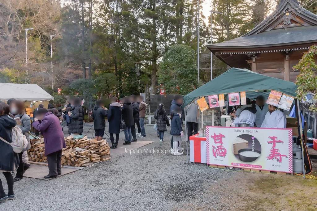 青麻神社の初詣 屋台や出店