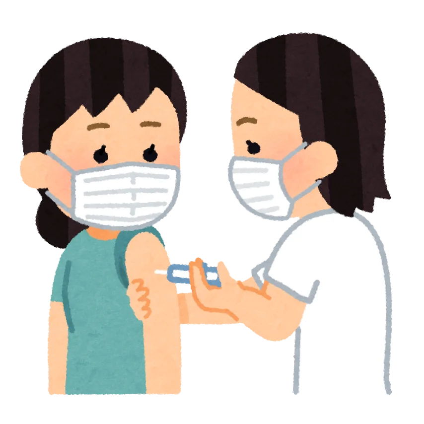 コロナウィルスワクチン接種のイメージ