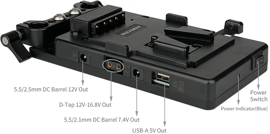カメラやUSB機器に長時間給電可能なANDYCINE Vマウントバッテリープレートのレビュー