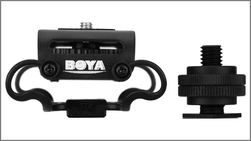 
BOYA ショックマウント BY-C10 マイクホルダー デジタルオーディオ、レコーダー、デジタル一眼レフに対応 振動防止 (ブラック) 【並行輸入】