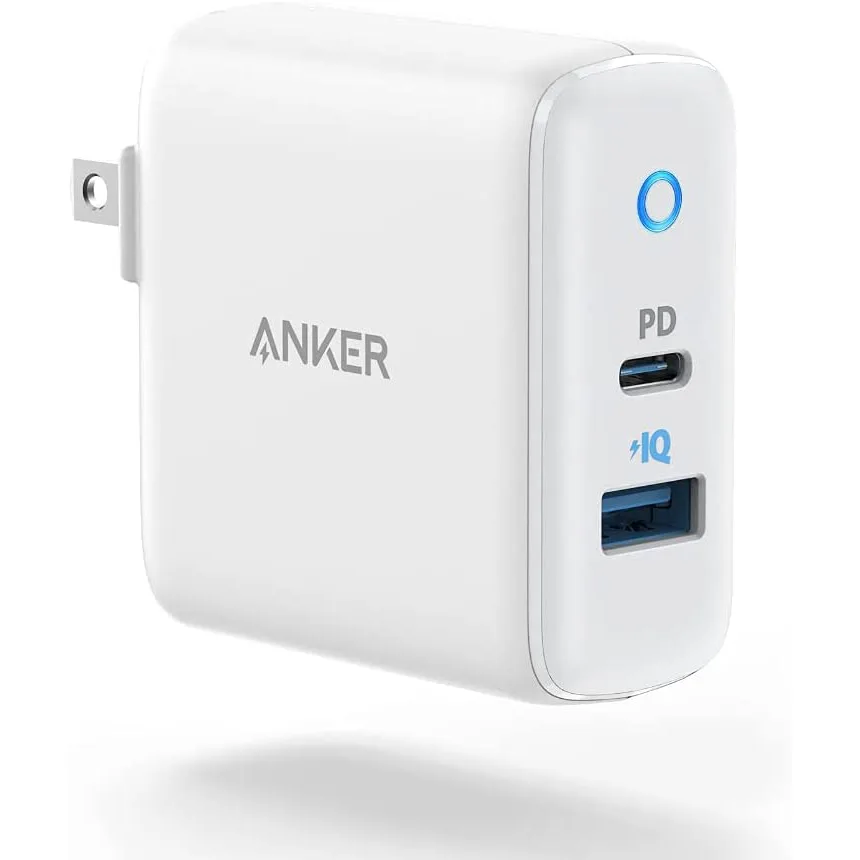 Anker PowerPort 2 Elite (USB 急速充電器 24W 2ポート) 【PSE技術基準適合/PowerIQ搭載/折りたたみ式プラグ搭載/旅行に最適】